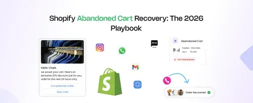 Shopify Abandoned Cart Recovery: The 2026 Playbook
